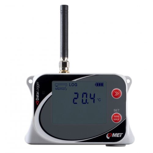 Enregistreur de données de température - U0110M - COMET SYSTEM, s.r.o. - GSM/GPRS / avec écran / IP67