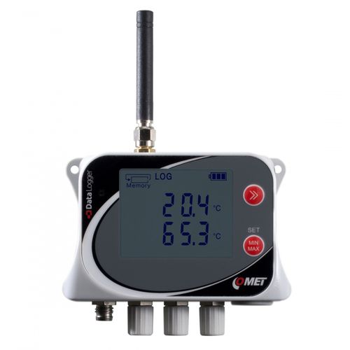 Enregistreur de données de température - U0141M - COMET SYSTEM, s.r.o. - GSM/GPRS / avec écran / électronique