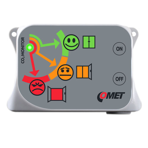 Appareil de mesure de concentration de CO2 - COMET SYSTEM, s.r.o. - à LED / pour bâtiment