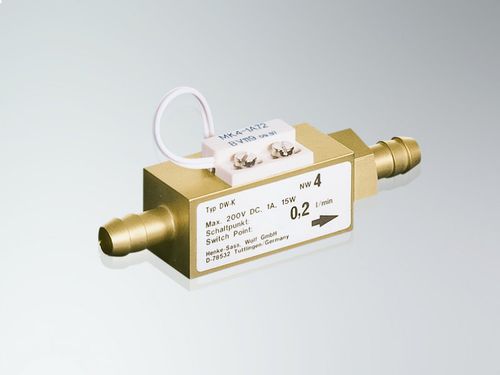 Contrôleur de débit à piston - DW-K - Henke-Sass, Wolf GmbH - à ampoule reed / pour eau / pour fluide de refroidissement