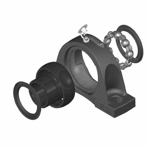 Bloc palier radial - Sealmaster® - Cross & Morse - à roulement à billes / en caoutchouc / en fonte