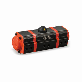 Actionneur pneumatique - ROPO GmbH - rotatif / à vérin / double effet