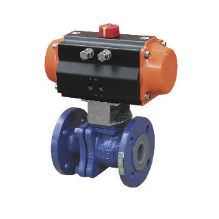 Vanne à boisseau sphérique - RP-500F - ROPO GmbH - pneumatique / électrique / de contrôle