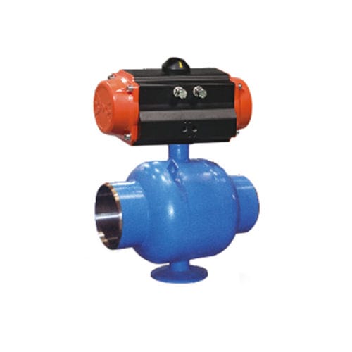 Vanne à boisseau sphérique - RP-500H - ROPO GmbH - manuelle / pneumatique / électrohydraulique