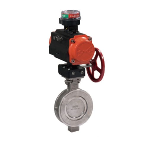 Vanne papillon - RP-910 - ROPO GmbH - manuelle / pneumatique / électrohydraulique