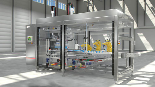 Encaisseuse à chargement par le haut - VC series - Delkor Systems, Inc - à mouvement continu / automatique / à haute vitesse