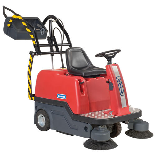 Balayeuse aspiratrice autoportée - KS1100 B HD - Cleanfix Reinigungssysteme AG - à batterie / compacte