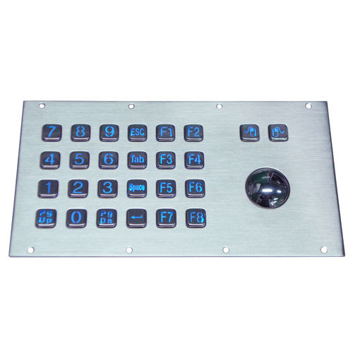 Clavier encastrable - KY-PC-V - Shenzhen KEYU Co., Ltd  - à touches mécaniques / 2 touches de souris / avec touche Fn