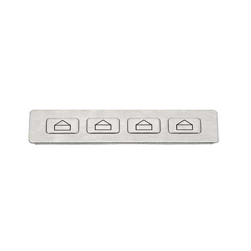 Clavier numérique de contrôle - KY2027 - Shenzhen KEYU Co., Ltd  - 4 touches / encastrable / en inox