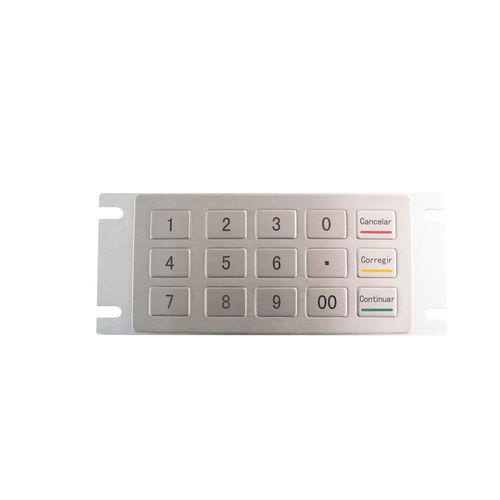 Clavier numérique 15-touches - KY2150 - Shenzhen KEYU Co., Ltd  - en inox / USB / étanche