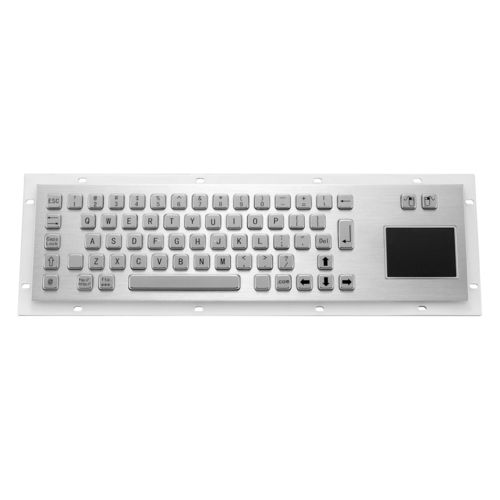 Clavier rackable - KY-PC-DT - Shenzhen KEYU Co., Ltd  - à touches mécaniques / 66 touches / avec pavé tactile