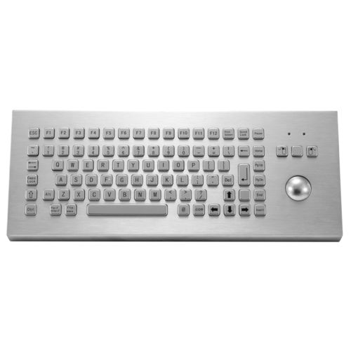 Clavier de bureau - KY-PC-F2-Desk - Shenzhen KEYU Co., Ltd  - à touches mécaniques / 2 touches de souris / avec trackball