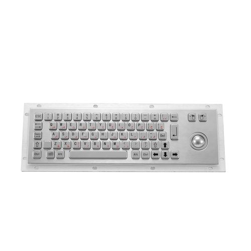 Clavier en inox - KY-PC-N - Shenzhen KEYU Co., Ltd  - encastrable / à touches mécaniques / 2 touches de souris
