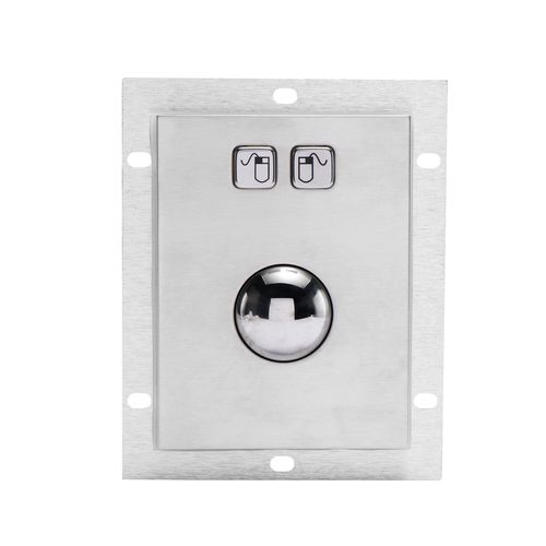 Trackball mécanique - KY-TB-38 - Shenzhen KEYU Co., Ltd  - encastrable / USB / en acier inoxydable