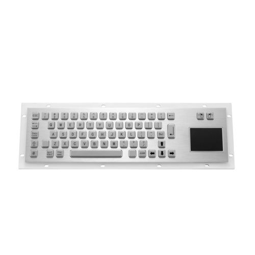Clavier en inox - KY-PC-DT - Shenzhen KEYU Co., Ltd  - encastrable / à touches mécaniques / 2 touches de souris