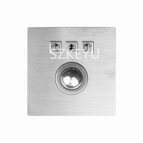 Trackball optique - KY-TB-25-3 - Shenzhen KEYU Co., Ltd  - encastrable / 1 inch (25 mm) / en acier inoxydable