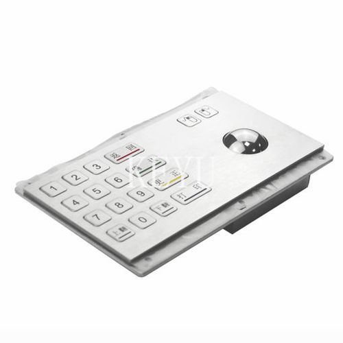 Clavier numérique avec trackball - KY-PC-VE - Shenzhen KEYU Co., Ltd  - 16 touches / 2 touches de souris / encastrable