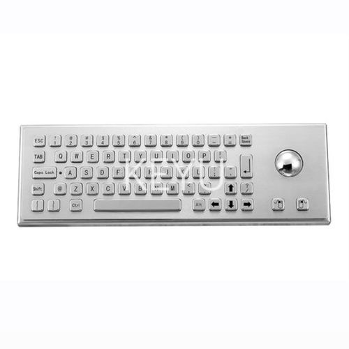 Clavier encastrable - KY-PC-LF2 - Shenzhen KEYU Co., Ltd  - à touches mécaniques / 2 touches de souris / avec trackball