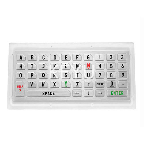 Clavier industriel - KY-PC-K - Shenzhen KEYU Co., Ltd  - encastrable / à touches mécaniques / pour kiosque d'information en libre-service