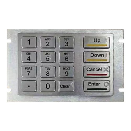 Clavier numérique 16 touches - KY2145A - Shenzhen KEYU Co., Ltd  - encastrable / en acier inoxydable / en inox brossé