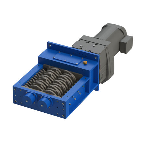 Déchiqueteur primaire - MC2-S - HS Scheuten GmbH - à deux arbres / de copeaux / pour déchets électroniques