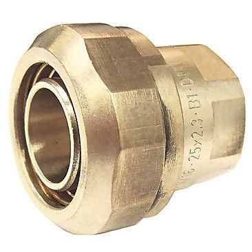 Raccord hydraulique - 66111 - BEULCO GmbH & Co. KG - à visser / en laiton / 3 pièces