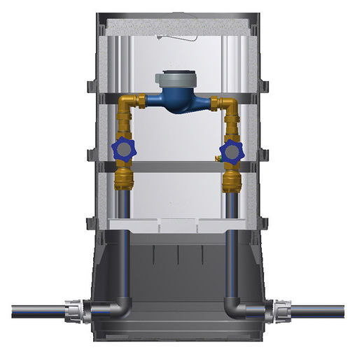 Boîtier rectangulaire - 69000-3 - BEULCO GmbH & Co. KG - pour compteur d'eau