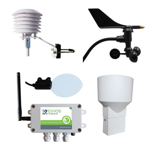 Station météorologique à liaison sans fil - B-SRX-ESW-3-LW - EVVOS - pour centrale solaire / de surveillance