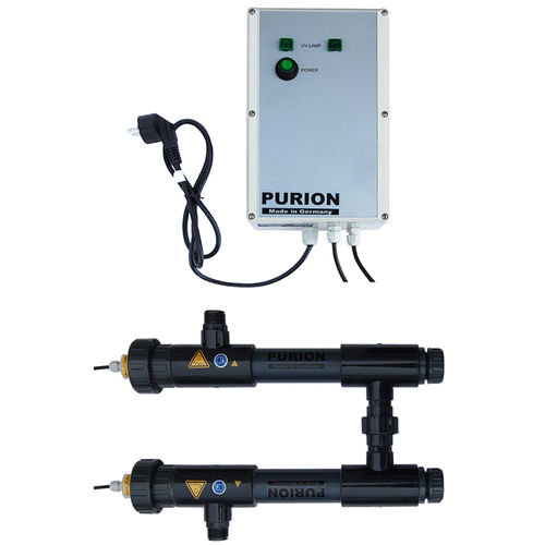 Unité de désinfection par UV - PURION 1000 DUAL PVC-U - PURION GmbH - d'eau