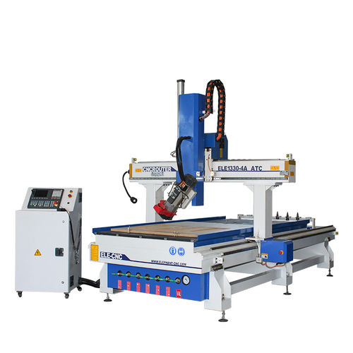 Détoureuse CNC - ELECNC1330ATC-4 - Jinan Blue Elephant CNC Machinery Co.,Ltd - 4 axes / à broche / pour plastique
