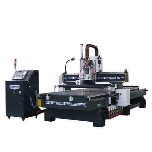 Détoureuse CNC - ELECNC-1335 - Jinan Blue Elephant CNC Machinery Co.,Ltd - 3 axes / à une broche / pour bois