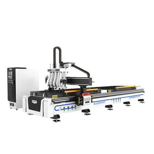 Détoureuse CNC - ELECNC-1325 - Jinan Blue Elephant CNC Machinery Co.,Ltd - 3 axes / à têtes multiples / pour bois