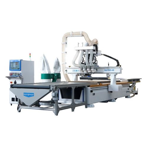 Centre d'usinage 3 axes - ELECNC-1325 4S - Jinan Blue Elephant CNC Machinery Co.,Ltd - à broche pivotante / à table mobile / pour le bois