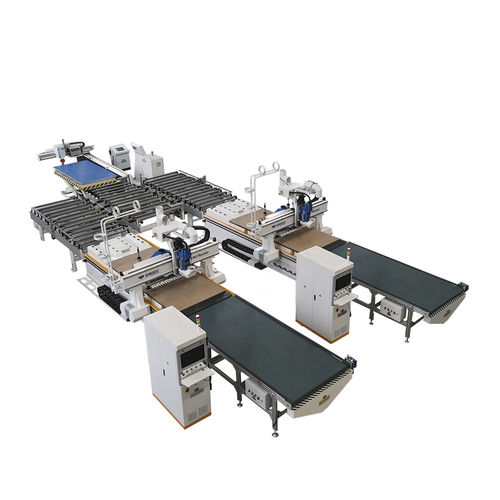 Ligne de production de panneaux - ELECNC - Jinan Blue Elephant CNC Machinery Co.,Ltd - pour le bois / automatique / en continu