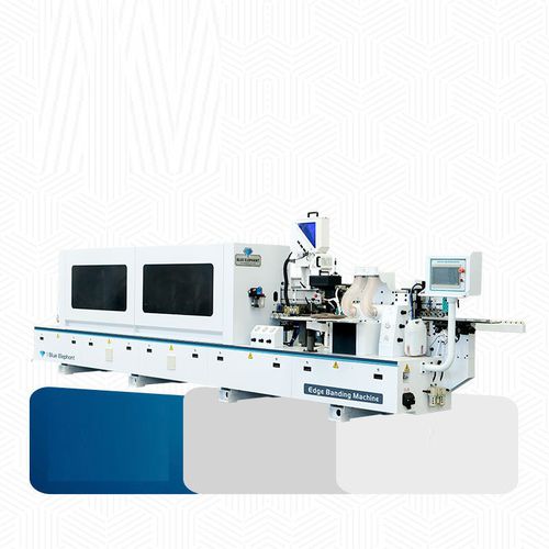 Plaqueuse de chant automatique - E-70JR - Jinan Blue Elephant CNC Machinery Co.,Ltd - pour panneaux / pour le bois / avec applicateur de colle thermofusible