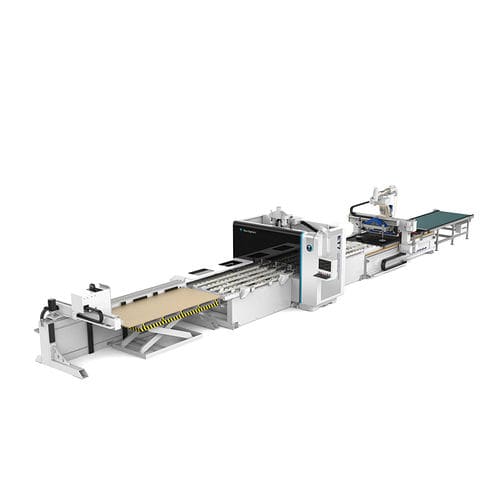 Ligne d'usinage CNC - ET7 - Jinan Blue Elephant CNC Machinery Co.,Ltd - pour meuble en bois / perçage / de découpe