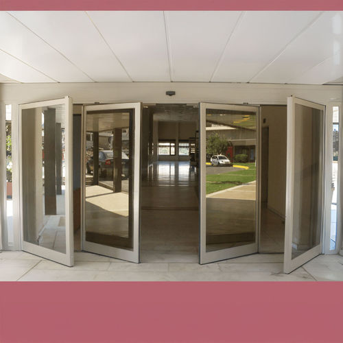 Porte coulissante - iCat® - Rsa kapi LTD - piétonne / pour l'extérieur / automatique