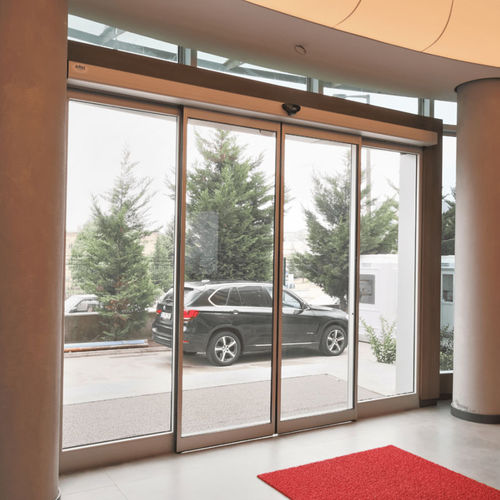 Porte coulissante - iCat® A110 - Rsa kapi LTD - en aluminium anodisé / en plastique / pour hôpitaux