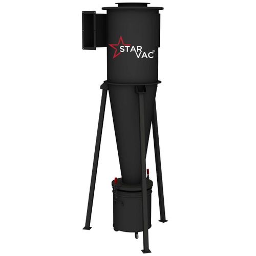 Séparateur de particules - VRC300 - Starvac - à cyclone / pour l'industrie du recyclage / vertical