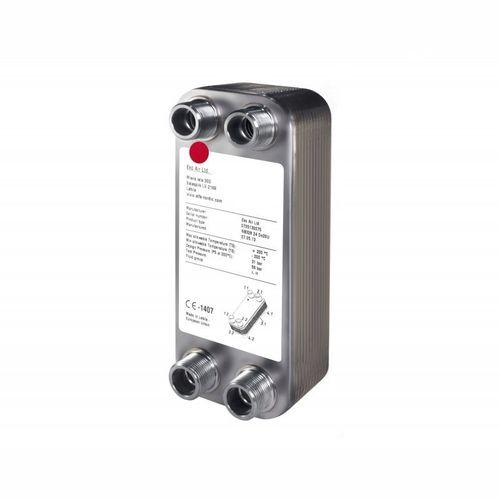 Échangeur de chaleur à plaques brasées - NB 328 - EkoAir Ltd - liquide / liquide / en cuivre / en inox