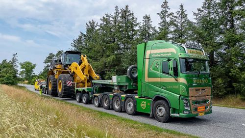 Remorque pour véhicules - Broshuis BV - à 7 essieux / tractée
