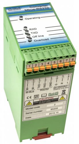 Convertisseur RS-232 - JSC Viltrus - M-Bus / sur rail DIN
