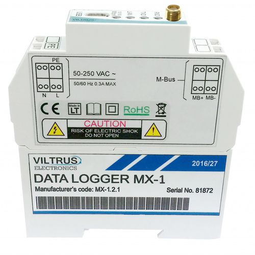 Data logger GSM/GPRS - MX-1 - JSC Viltrus - pour M-bus / Modbus / sur rail DIN
