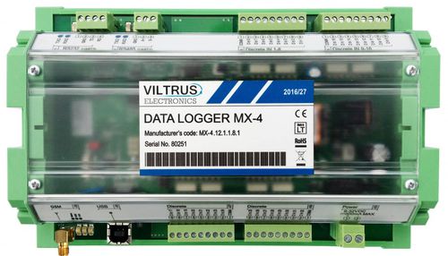 Data logger de courant - MX-4 - JSC Viltrus - de tension / anti-effraction / USB