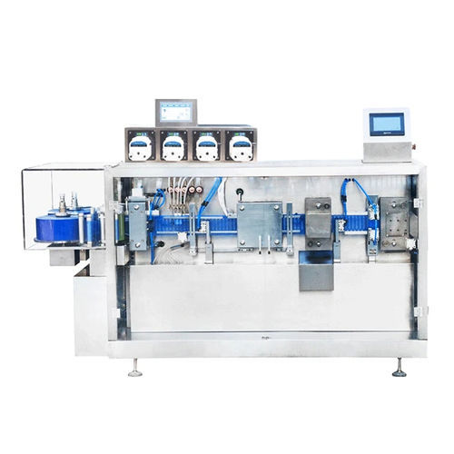 Thermoformeuse, remplisseuse, scelleuse pour plaque en plastique - DTFS-4 - Shandong Dongtai Machinery Manufacturing Co., Ltd. - pour emballage médical / automatique / compact