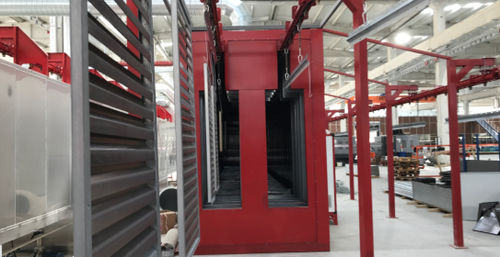 Four à tapis - U TYPE - İSTANBUL ELECTROSTATICS - de cuisson / de traitement thermique / électrique