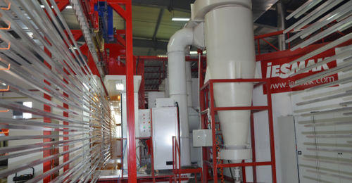 Séparateur de particules - İSTANBUL ELECTROSTATICS - à cyclone / en aluminium / pour ligne de peinture