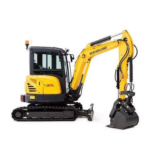Pelleteuse midi - E57C - New Holland - sur chenilles / Tier 4 final / pour chantier de construction