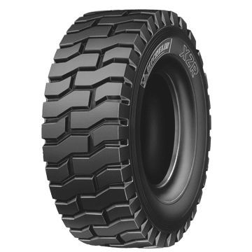 Pneu industriel - XZR - Michelin - pour gerbeur télescopique / pour tracteur de ports et terminaux / 9"