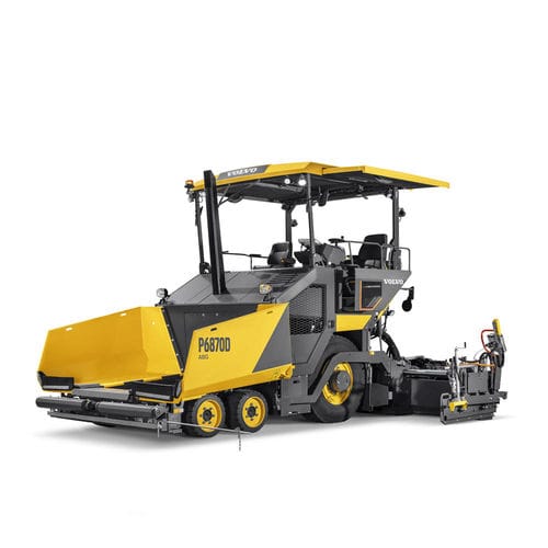Finisseur d'asphalte - P6870D ABG - Volvo Construction Equipment - à roues